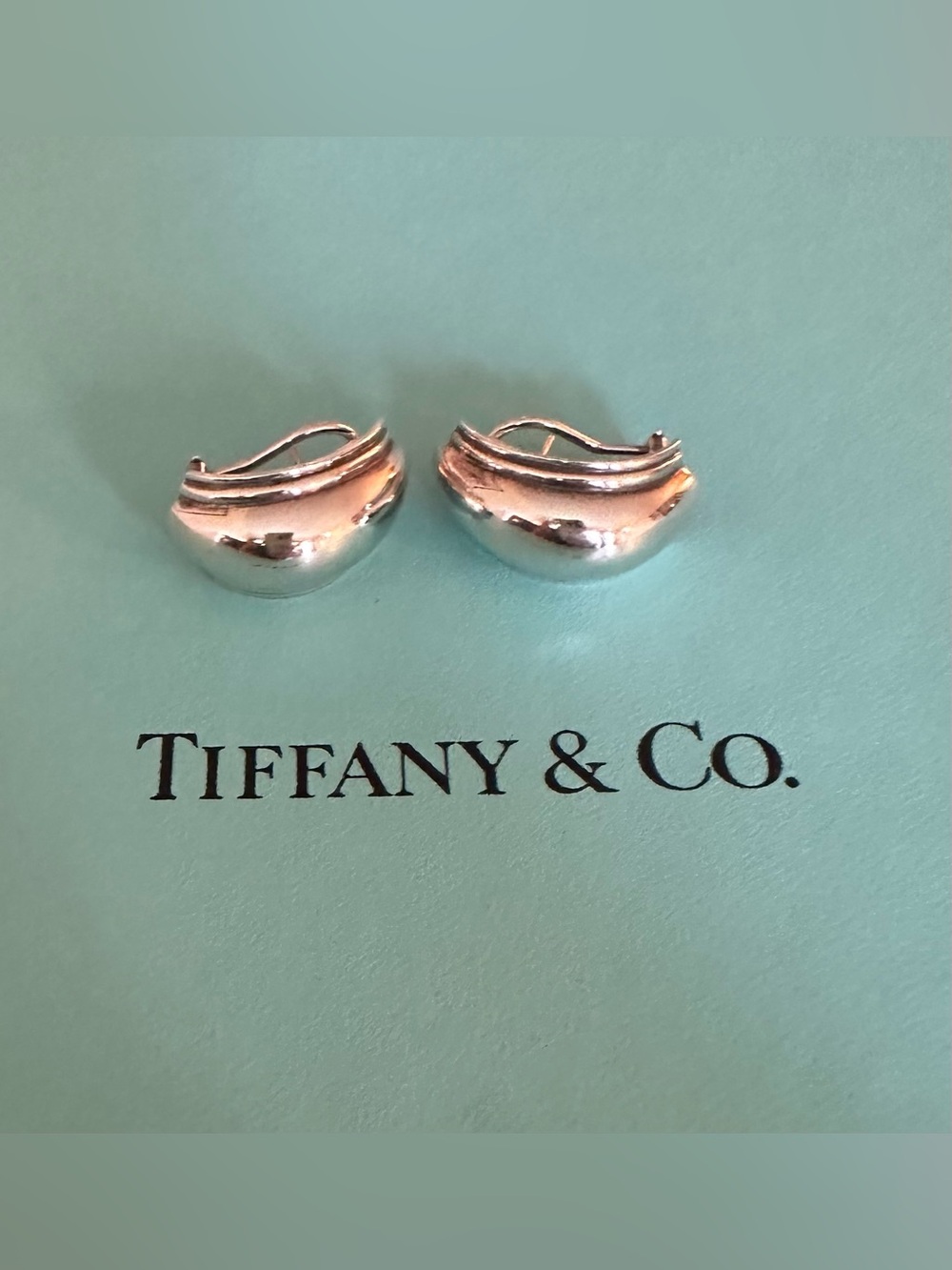 Tiffany & Co Shell Dome Vendome Earrings Paloma Picasso Vintage - Picture 3 of 8